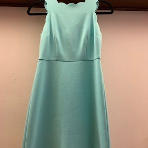 Loft brand scalloped a line dress